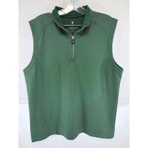 Fairway & Greene F&G Tech Green Golf 1/4 Zip Vest in size Large